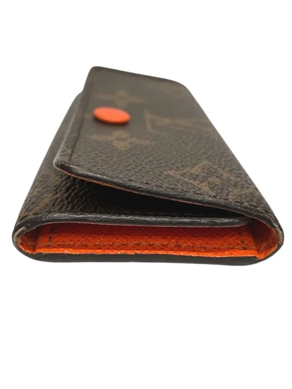 Louis Vuitton Multicles 4 Monogram Key Case Canvas Key Holder